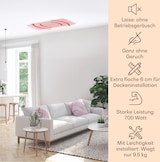 thumbnail of Wondersky Decken-Infrarotheizstrahler 700W 60 x 6 x 120 cm (BxHxT)  IP44 Weiß