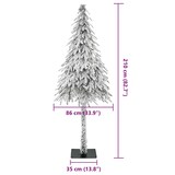 thumbnail of vidaXL Künstlicher Weihnachtsbaum Weiß 86 x 86 x 210 cm