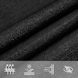 thumbnail of vidaXL Sonnensegel 160 g/m² Schwarz 3/4x2 m HDPE