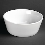 thumbnail of Witte uitlopende schalen 150 mm Set van 12 Olympia