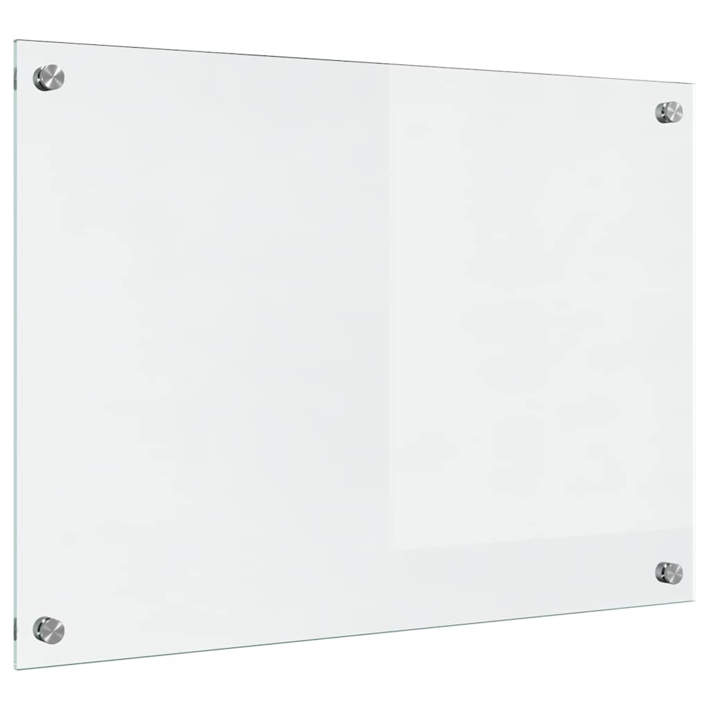 vidaXL Keuken Achterwand Doorzichtig 70 x 50 cm gehard glas