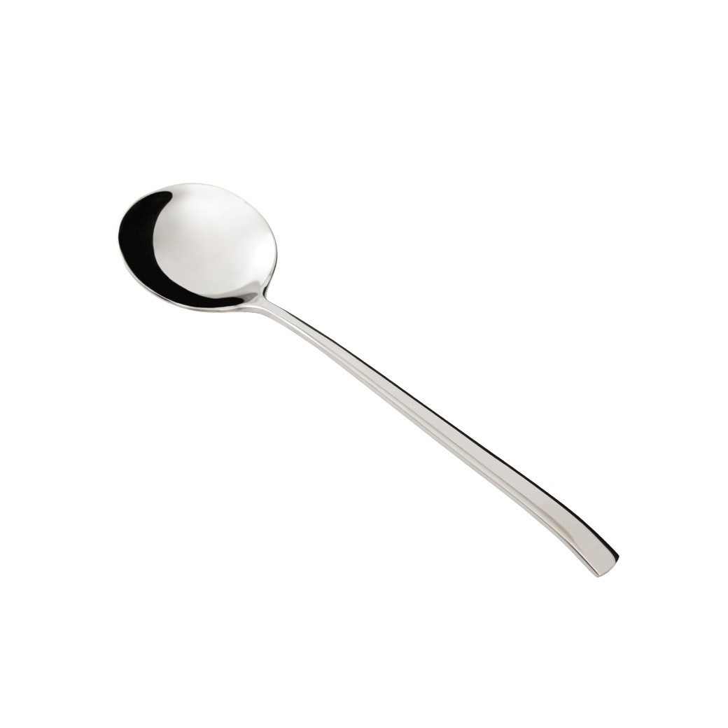 Cuchara para salsa Oceanus de acero inoxidable 18/10 Juego de tenedor y cuchara para ensalada- Belo Inox