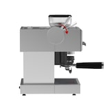 thumbnail of Espressomaschine mit Mahlwerk und Manometer, halbautomatisch, 20 Bar, Edelstahlgehäuse, 51 mm Filter, Milchschaumdüse, Tassenwärmer, Touch-Bedienung