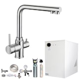 thumbnail of Tafelwassergerät BieTal® BT-30U Kühlung 3-Wege L Hahn Edelstahl Filter 2Kg CO2
