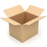 thumbnail of 50 Faltkartons 600 x 500 x 500 mm Kartons 2-wellig Versandkartons Rillung bei 200/300/400 mm