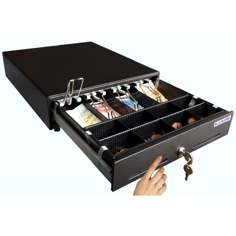 Touch-Kassenlade iQCash350 35x40x10cm, Kassenschublade Geldlade Geldschublade