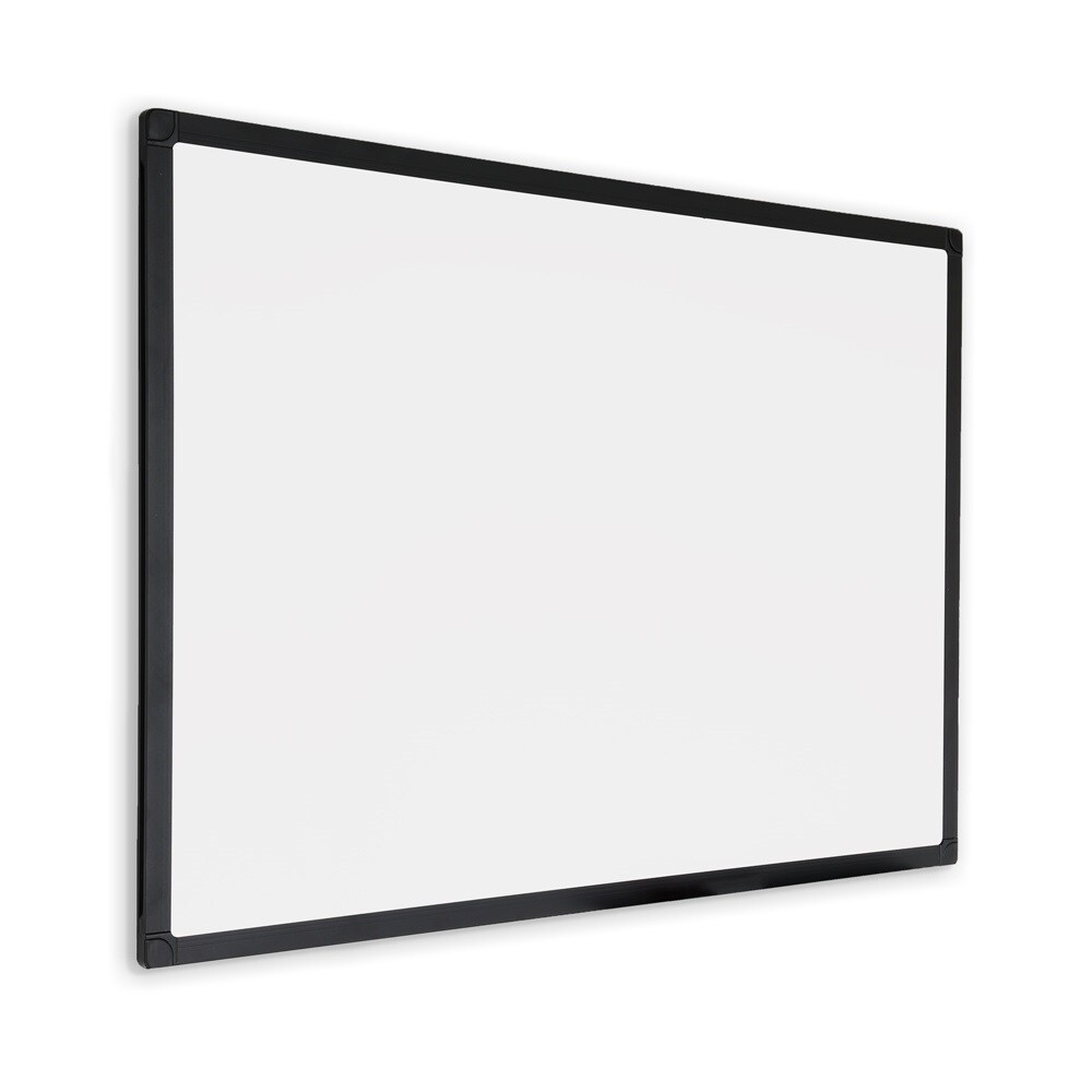 Whiteboard met zwart frame - Magnetisch - 100x150 cm