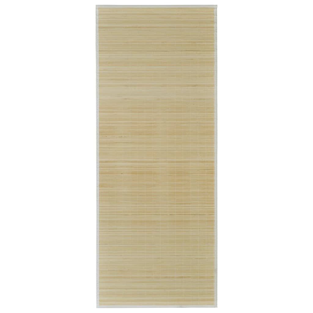 Bamboe vloerkleed naturel rechthoekig 150x200 cm