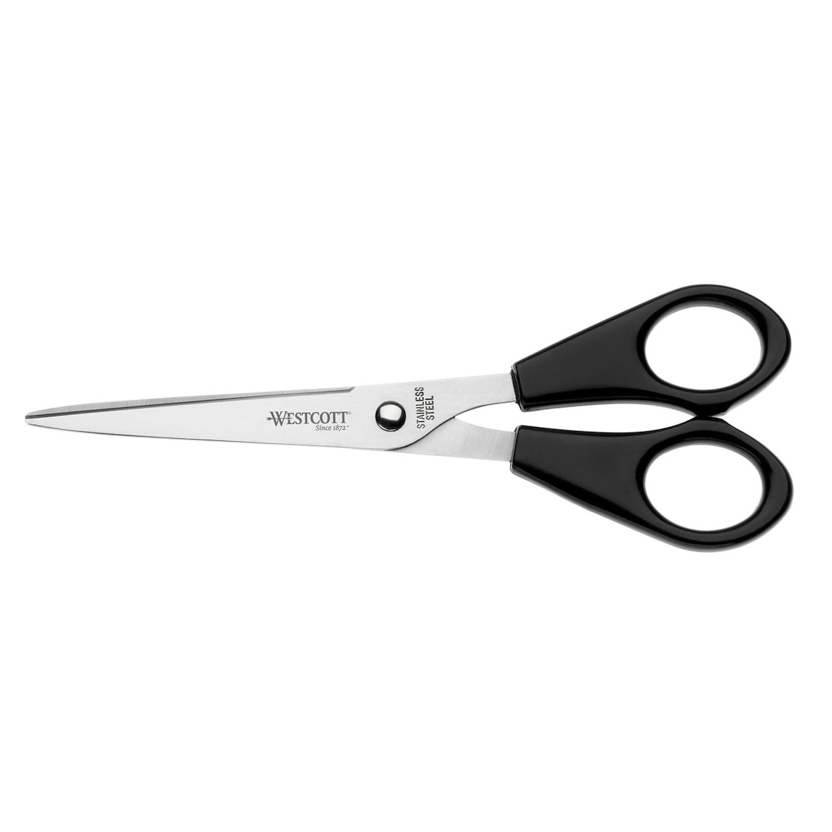 Schere Büro 15,5cm/6Zoll gerade symmetrisch Kunststoffgriff schwarz
