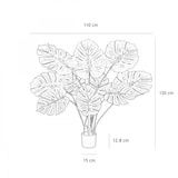 thumbnail of LIGNE DÉCO Monstera artificiel toucher naturel 120cm