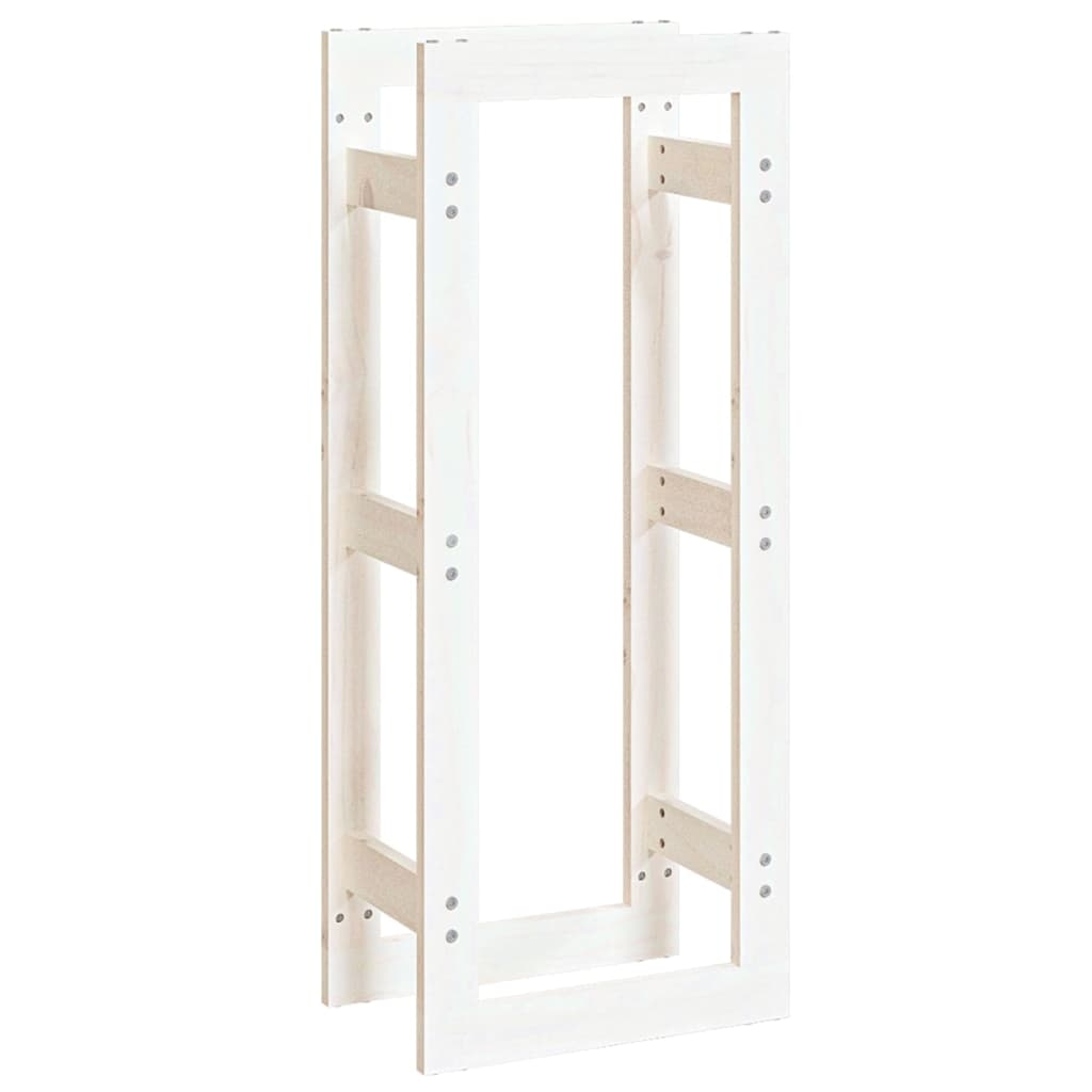 Helloshop26 - Brennholzregal Holzscheithalter Aufbewahrungsorganizer 41 x 25 x 100 cm Kiefernholz 02_0045123