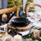 thumbnail of Luminarc Pampille Negro Plato Hondo Vidrio 20Cm