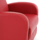 thumbnail of Fernsehsessel Relaxsessel Liege Sessel Denver, Kunstleder ~ rot