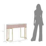 thumbnail of Consola montpellier rosa cm 100x40x75