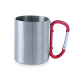 thumbnail of 2x Taza De Acero Inoxidable, 220 Ml, Roja