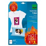 thumbnail of InkJet Transfer Folien für T-Shirts, für helle Textilien, 3 Folien