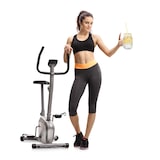 thumbnail of Relaxdays Trinkgläser mit Strohhalm, 8er Set, 400 ml, Gastro, Deckelgläser mit Henkel, Ice Cold Drink Gläserset, bunt