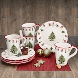 thumbnail of 8tlg Kaffee-Set Maestro Natale Weihnachten für 4 Personen aus Keramik - 4x 32/12 & 4x 965/21