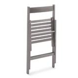 thumbnail of Yelloo - Stühle mod. LIBRO Farbe GRAU Klappbar Platzsparend Klappbar Massivholz Buche