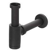 thumbnail of Mueble Bajo Lavabo, Lavabo de Cerámica y Espejo, con Sifón de Acero, Mueble Bajo Lavabo con Estante, Diseño Industrial - cm 60x47x78h