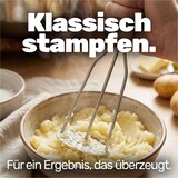 thumbnail of Kartoffelstampfer aus Buche mit Metallplatte für Kartoffelpüree