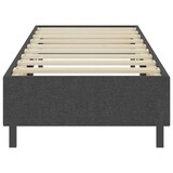 thumbnail of vidaXL Boxspringbett Dunkelgrau Stoff 100x200 cm