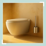 thumbnail of Relaxdays Toilettenbürste Wandmontage, zum Kleben, HxBxT: 40,5 x 9 x 10 cm, WC-Bürste, Edelstahl, Kunststoff, silber