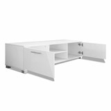 thumbnail of Helloshop26 - Hoogglanzende praktische witte tv-standaard/dressoir van 120 cm 2502039