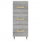 thumbnail of vidaXL Sideboard Grau Sonoma 34,5x34x90 cm Holzwerkstoff