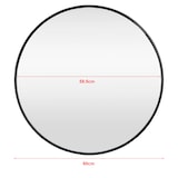 thumbnail of Helloshop26 - Espelho de parede 60 cm de diâmetro moldura de alumínio preta 03_0007935