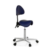 thumbnail of Kruk / Draaikruk / Werkstoel / Zadel TOP WORK 20 Kunstleer blauw hjh OFFICE