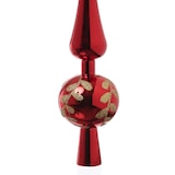 thumbnail of Weihnachtsbaumspitze Tannenbaumspitze bruchfest rot glänzend H: 30cm