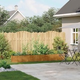 thumbnail of vidaXL Plantenbak roestig 280x40x40 cm weervast staal