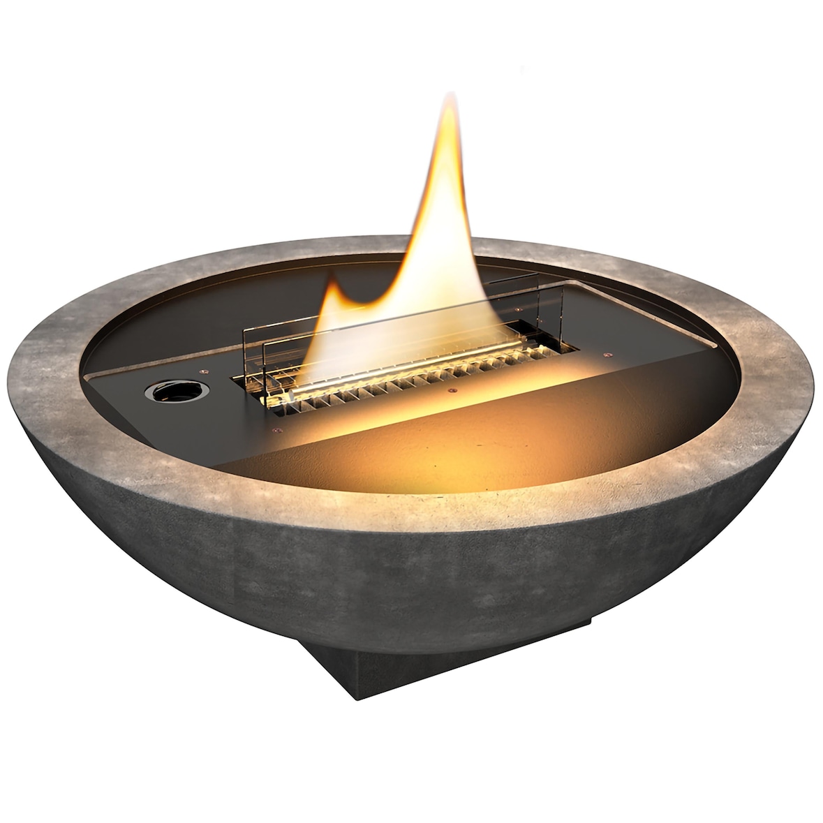 Tenderflame - Iris Beton-Kamin, nachfüllbar, für den Innen- und Außenbereich