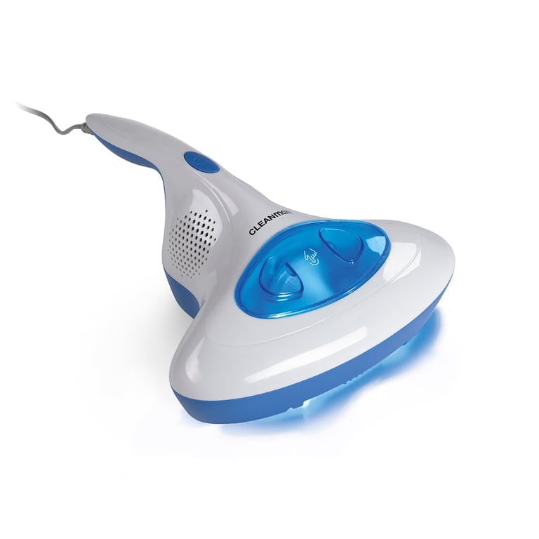 CLEANmaxx Milben-Handstaubsauger mit UV-C-Licht - blau/weiß