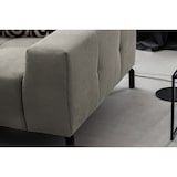 thumbnail of KAWOLA Sofá OHIO Sofá esquinero gris pana fina con extensión de asiento motorizada Recamiere izquierda