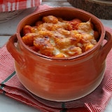 thumbnail of Horno de aluminio Versilia para cocina de gas, inducción, 24 cm, con asas y pomo de baquelita, ideal para el hogar y la hostelería.