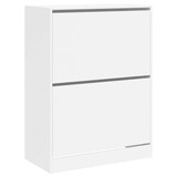 thumbnail of vidaXL Schuhschrank mit 2 Klappen Weiß 80x42x108 cm
