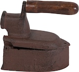 thumbnail of BISCOTTINI Bügeleisen aus gusseisen mit antikiertem rost-finish l14xpr6,5xh13,5 cm 6.5x14x13.5 cm