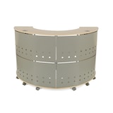 thumbnail of Rocada mostrador recepción semicircular haya. Medidas 125x106x38cm ( largo x alto x profundidad)