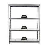 thumbnail of PROREGAL Schwerlastregal METAL BEAST FOUR | HxBxT 200x240x75cm | Fachlast 400kg | Grau | Regal Standregal Werkstattregal Lagerregal Kellerregal