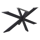 thumbnail of Tischbeine X-Design 78x71x120 cm Schwarz aus Metall
