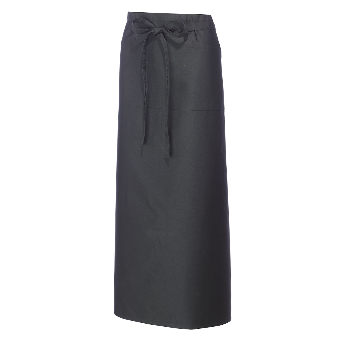 METRO PROFESSIONAL Bistroschürze lang, Polyester/Baumwolle, 100 cm, schwarz, 3 Stück
