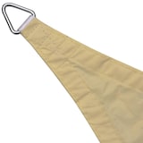 thumbnail of Helloshop26 - Dreieckiges Sonnensegel/Sonnenschirm aus Oxford-Gewebe 3,6 x 3,6 x 3,6 m beige 02_0008671