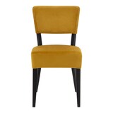 thumbnail of Gastrostuhl Lagos – Velour-Bezug | Gelb, montiert, FAMEG