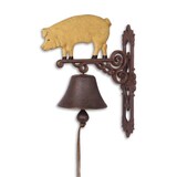 thumbnail of Moritz Türglocke Glocke Schwein Gußeisen Antik Stil Sau Ferkel Retro Schelle Bauernhof