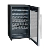 thumbnail of Cantinetta frigo per vino La Sommelière da 34 bottiglie, 37 dB, nera con porta in acciaio inox, classe energetica G LS34A