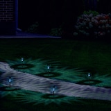 thumbnail of Relaxdays Solarlampen 5er Set, kaltweiß, wasserdicht, Dämmerungssensor, LED Solarlicht, HxD: 31 x 4,5 cm, silber/schwarz