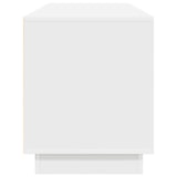 thumbnail of Helloshop26 - Meuble TV avec rangement pratique et lumières LED design moderne 160,5 x 41 x 50 cm en bois blanc 02_0055830
