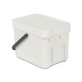 thumbnail of Brabantia Sort&Go Pattumiera apertura manuale, plastica, A.18 L. 20 P.25, appendibile, capacità 6 L-colore Light Grey